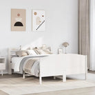 Bedframe van massief grenenhout voor een stabiele nachtrust - Wit / 120 x 200 cm - Bedden & bedframes