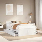 Bedframe van massief grenenhout voor een stabiele nachtrust - Wit / 135 x 190 cm - Bedden & bedframes