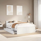 Bedframe van massief grenenhout voor een stabiele nachtrust - Wit / 140 x 190 cm - Bedden & bedframes