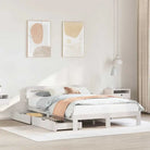 Bedframe van massief grenenhout voor een stabiele nachtrust - Wit / 140 x 190 cm - Bedden & bedframes
