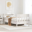 Bedframe van massief grenenhout voor een stabiele nachtrust - Wit / 75 x 190 cm - Bedden & bedframes