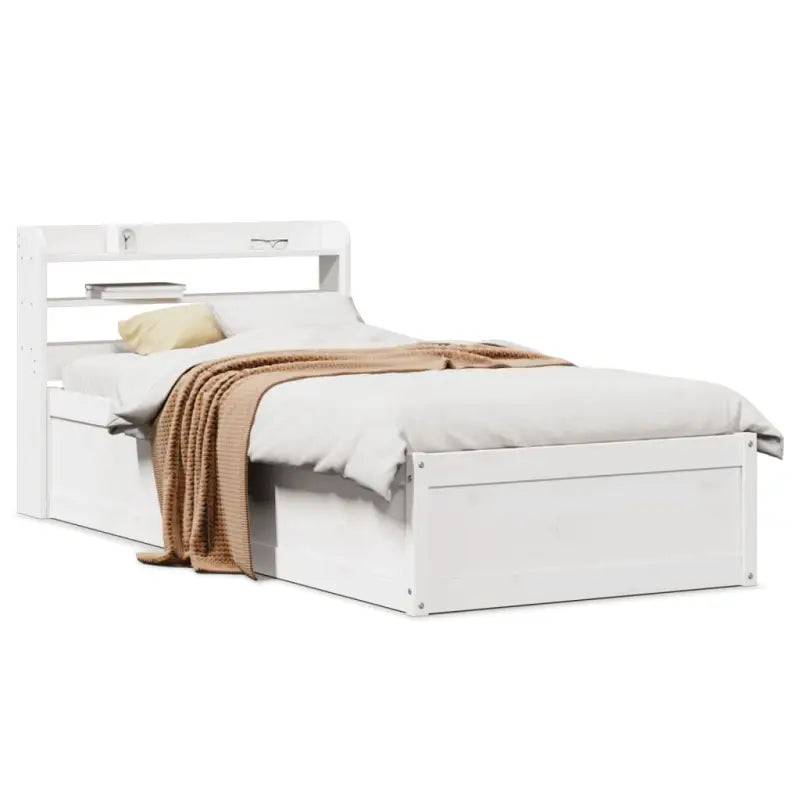 Bedframe van massief grenenhout voor een stabiele nachtrust - Wit / 90 x 200 cm - Bedden & bedframes
