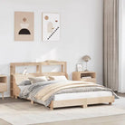 Bedframe van massief grenenhout voor een stabiele slaapkamer basis - Naturel / 120 x 200 cm - Bedden & bedframes