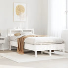 Bedframe van massief grenenhout voor een sterke en duurzame slaapplaats - Wit / 75 x 190 cm - Bedden & bedframes
