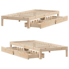Bedframe van massief grenenhout voor een stevige en duurzame slaapkamer - Bedden & bedframes