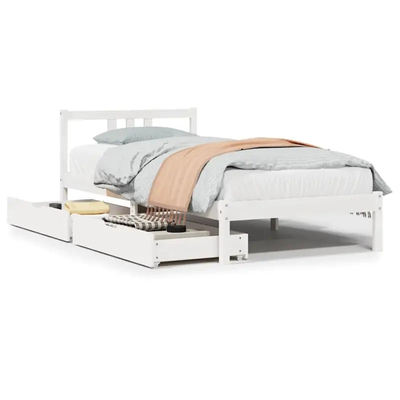 Bedframe van massief grenenhout voor stabiele en duurzame slaapgemoedsrust - Bedden & bedframes