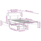 Bedframe van massief grenenhout voor stabiele en duurzame slaapkamer</assistant - Bedden & bedframes