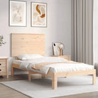 Bedframe van massief grenenhout voor uitstekende ondersteuning en stijl - Naturel / 90 x 200 cm - Bedden & bedframes