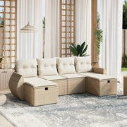 Beige Lounge Banken van Gepoedercoat Staal voor Buitenruimte - Tuinsets