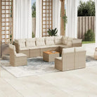 Beige loungeset met gepoedercoat staal en waterdichte tas voor buiten - Tuinsets