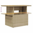 Beige Loungeset met waterdichte tas en gepoedercoat staal voor buiten - Tuinsets