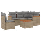 Beige loungeset met waterdichte tas en gepoedercoat staal voor buiten - Tuinsets