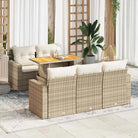 Beige Loungeset met waterdichte tas en gepoedercoat staal voor buiten - beige en crèmekleurig / met opbergruimte