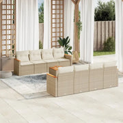 Beige loungeset met waterdichte tas en gepoedercoat staal voor buiten - Tuinsets
