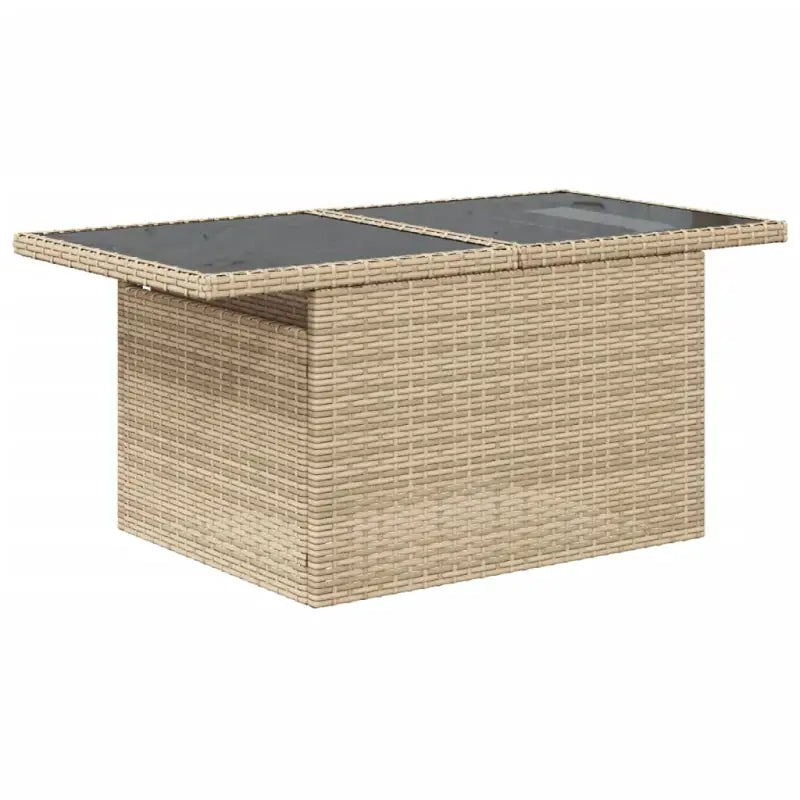 Beige materiaal loungeset met gepoedercoat staal en afmetingen voor tuin - Tuinsets