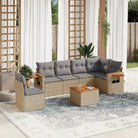 Beige materiaal loungeset met gepoedercoat staal en comfortabele afmetingen - Grijs / Zonder tafel - Tuinsets