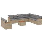 Beige materiaal loungeset met gepoedercoat staal en waterdichte tas - Tuinsets