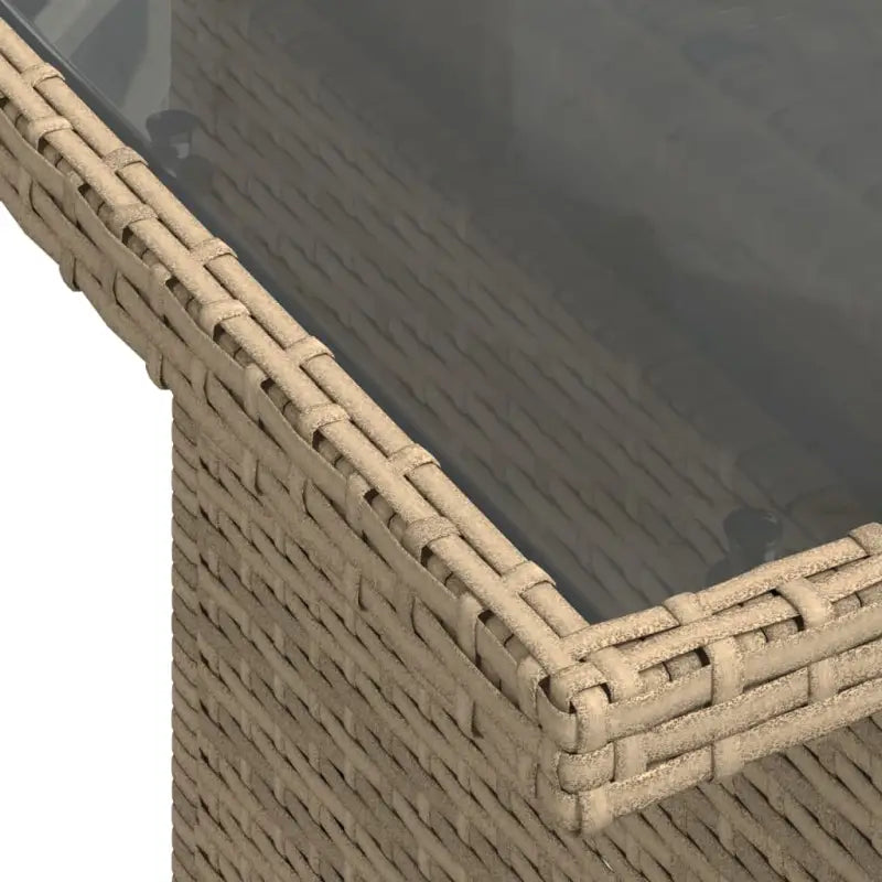 Beige materiaal loungeset met gepoedercoat staal voor jouw tuin of terras - Tuinsets