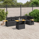 Beige materiaal loungeset van gepoedercoat staal met comfortabele afmetingen - Zwart - Tuinsets