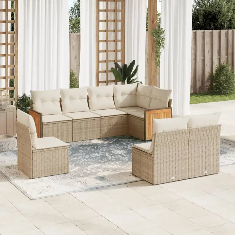Beige materiaal tuinsets met gepoedercoat staal en comfortabele afmetingen - beige en crèmekleurig / Zonder tafel