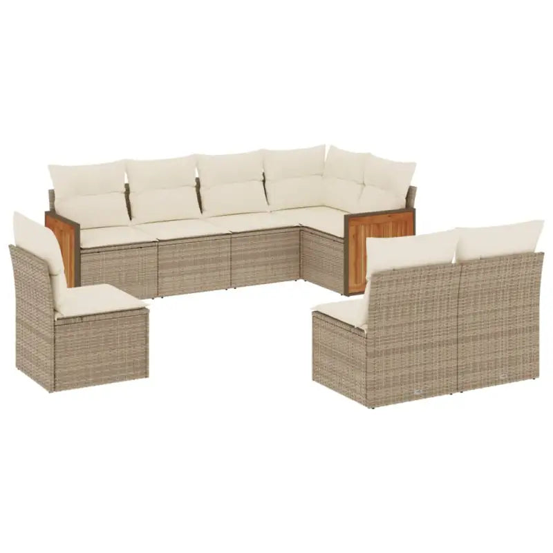 Beige materiaal tuinsets met gepoedercoat staal en comfortabele afmetingen - Tuinsets