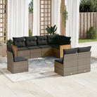 Beige materiaal tuinsets met gepoedercoat staal en comfortabele afmetingen - Grijs / Zonder tafel - Tuinsets