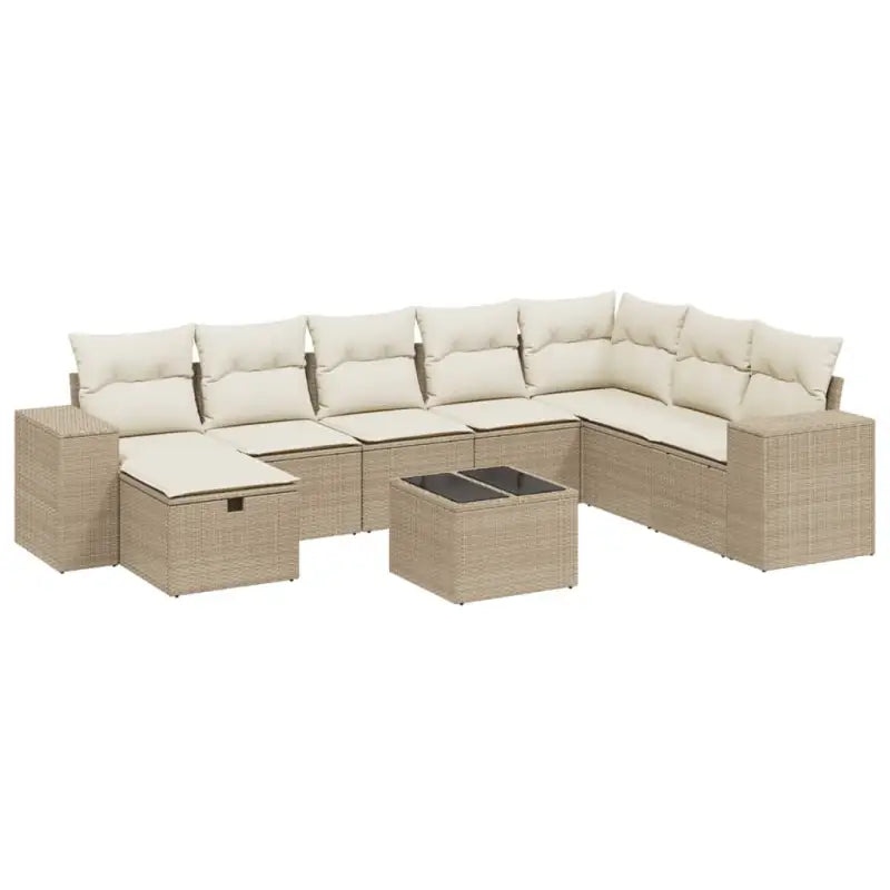 Beige materiaal tuinstoelset met gepoedercoat staal afmetingen - Tuinsets