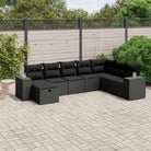 Beige materiaal tuinstoelset met gepoedercoat staal afmetingen - Zwart / zonder opbergruimte - Tuinsets