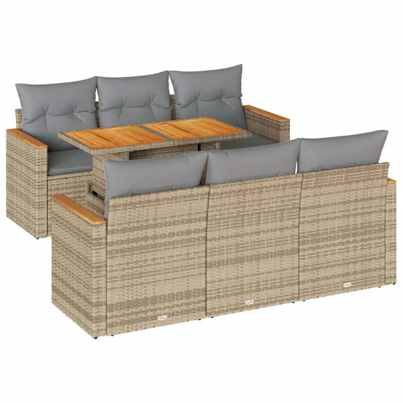 Beige material tuinset met waterdichte tas en opbergfunctie - Tuinsets