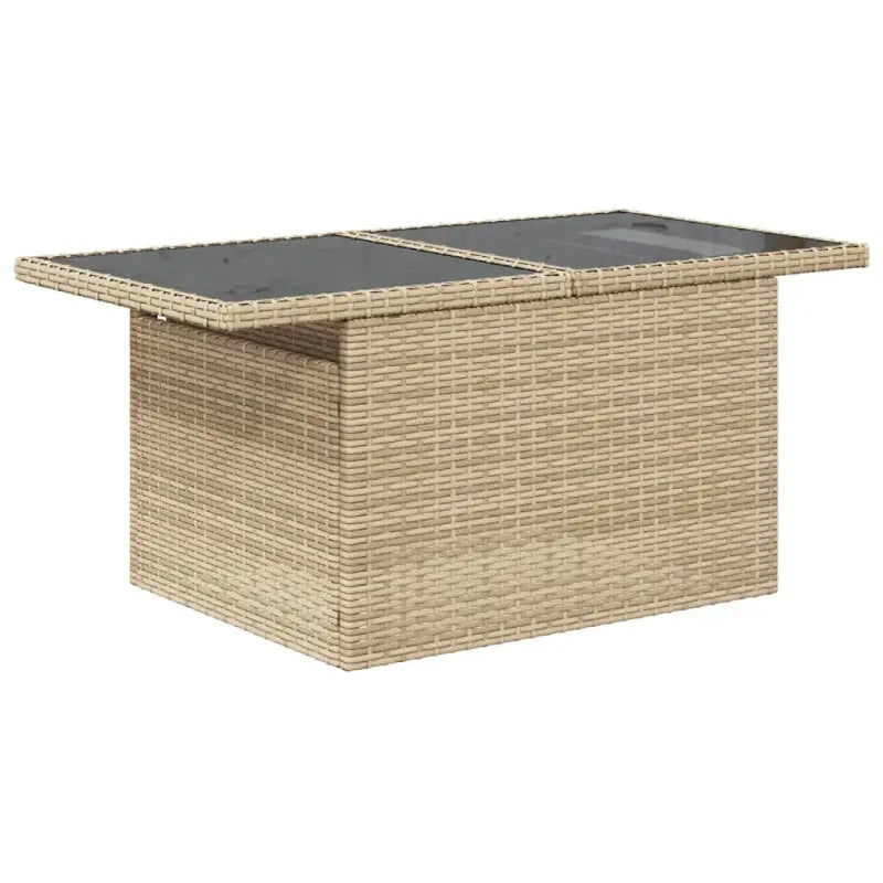 Beige materialen loungeset met gepoedercoat staal en afmetingen voor tuin - Tuinsets