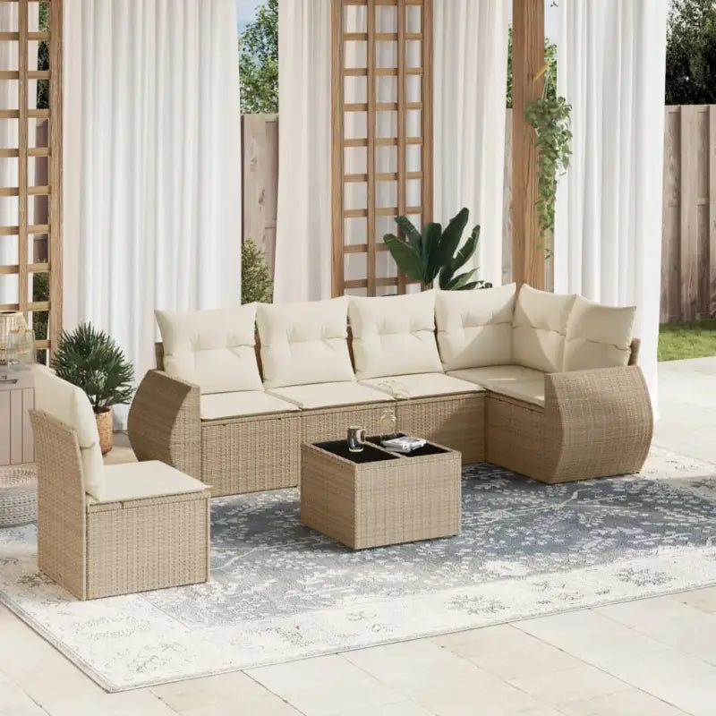 Beige tuinaanzet met waterdichte tas en gepoedercoat staal - Tuinsets