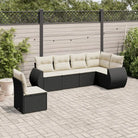 Beige tuinaanzet met waterdichte tas en gepoedercoat staal - Zwart en crème / Zonder tafel - Tuinsets
