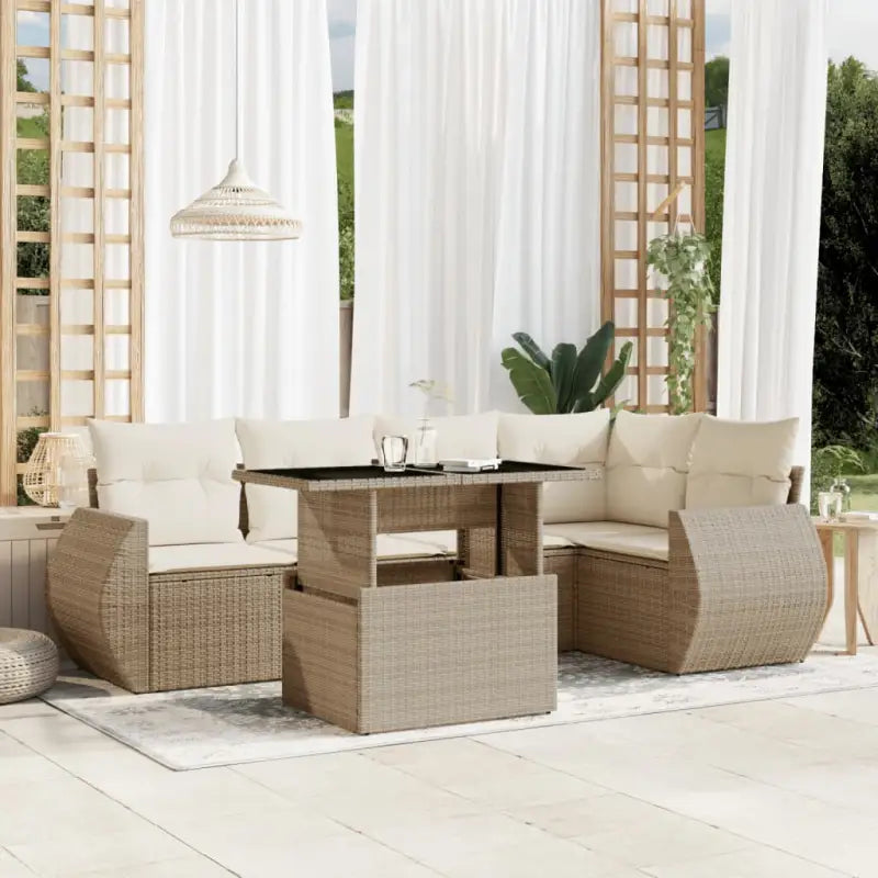 Beige tuininformatie met gepoedercoat staal en juiste afmetingen - Tuinsets