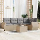 Beige tuinset met gepoedercoat staal en waterdichte tas voor buitengebruik - Beige en grijs / Met tafel - Tuinsets