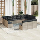 Beige tuinset met waterdichte tas en gepoedercoat staal voor buitengebruik - Lichtgrijs / Zonder tafel - Tuinsets