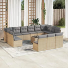Beige tuinset met waterdichte tas en gepoedercoat staal voor buitengebruik - Beige en grijs / Met tafel - Tuinsets