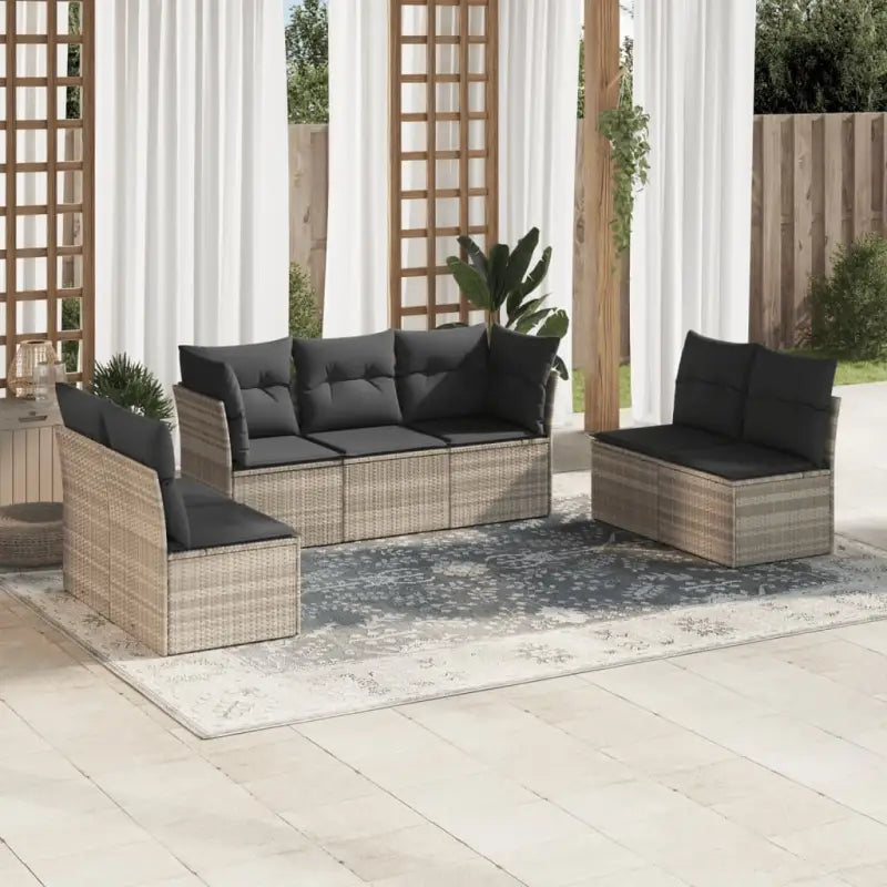 Beige Tuinset met Waterdichte Tas en Gepoedercoat Staal voor Buitenplezier - Lichtgrijs / Zonder tafel - Tuinsets