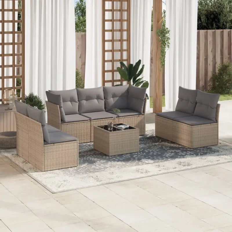 Beige Tuinset met Waterdichte Tas en Gepoedercoat Staal voor Buitenplezier - Tuinsets