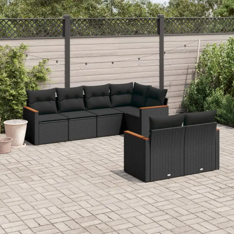 Beige tuinset met waterdichte tas en gepoedercoat staal voor outdoor ontspanning - Zwart - Tuinsets