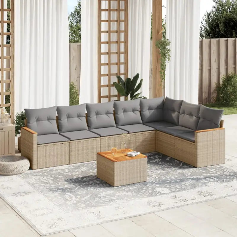 Beige tuinset met waterdichte tas en gepoedercoat stalen kader - Tuinsets