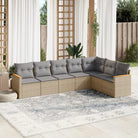 Beige tuinset met waterdichte tas en gepoedercoat stalen kader - Beige en grijs / Zonder tafel - Tuinsets