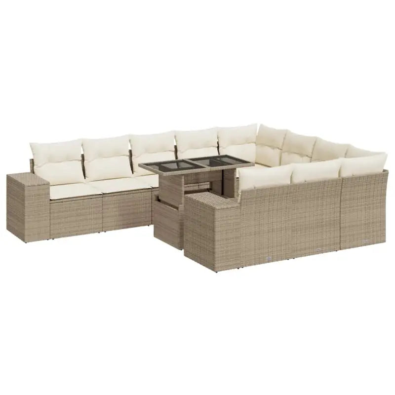 Beige tuinset van gepoedercoat staal met waterdichte tas voor buiten - Tuinsets