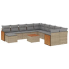 Beige tuinsets van gepoedercoat staal met perfecte afmetingen - Tuinsets