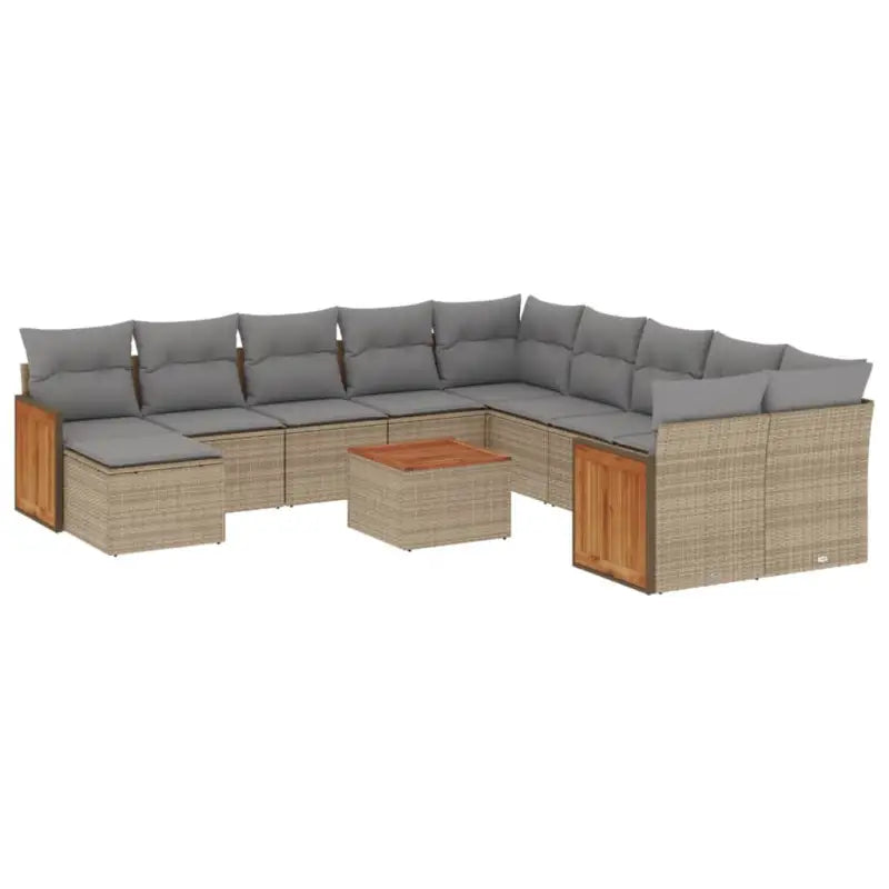 Beige tuinsets van gepoedercoat staal met perfecte afmetingen - Tuinsets