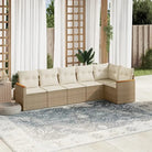 Beige tuinstoelset van gepoedercoat staal met comfortabele afmetingen - Beige / Zonder tafel - Tuinsets