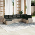 Beige tuintafels set met waterdichte tas en gepoedercoat staal afmetingen - Lichtgrijs en donkergrijs / Zonder tafel