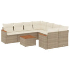 Beige tuintafelset van gepoedercoat staal met waterdichte tas - Tuinsets
