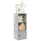 Beukenboekenkast van bewerkt hout voor stijl en functionaliteit - Betongrijs / 1 / 77 cm - Boekenkasten