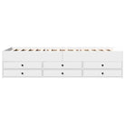 Bewerk hout 2-in-1 slaapbank met lades levering bevat - Bedden & bedframes
