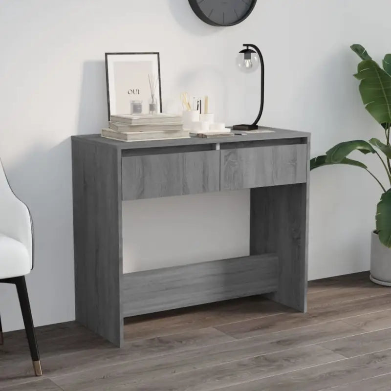 Bewerk hout bijzettafel voor in elk interieur met opbergmogelijkheden - Grijs sonoma / 1 - Bijzettafels